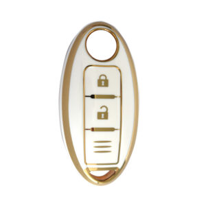 Nissan Smart TPU Nano Silicone Remote Cover 3 Buttons White Color