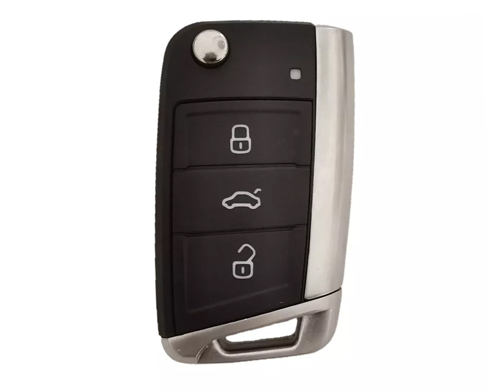 VW Golf Flip Remote Key Shell 3 Buttons HU66 Type VW Golf Flip Remote Key Shell 3 Buttons HU66 Type