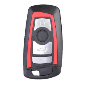 BMW Cas 4 Remote Key Shell 4 Button Red