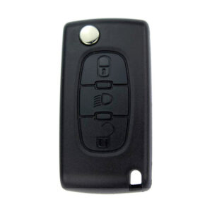 Citroen Remote Key Shell 3 Buttons Without Battery Holder