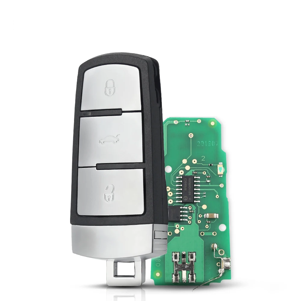 VW Passat 48 Transponder Smart Key Fob 3 Button 433 MHz VW Passat 48 Transponder Smart Key Fob 3 Button 433 MHz