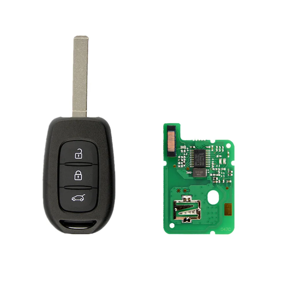 Remote Renault Hitag AES Key Fob 3 Button 433MHz Remote Renault Hitag AES Key Fob 3 Button 433MHz