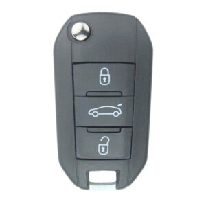 Peugeot 508 Flip Remote Key Shell 3 Buttons