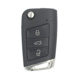 VW MQB 2015 Flip Remote Key Shell 3 Buttons HU66 Type
