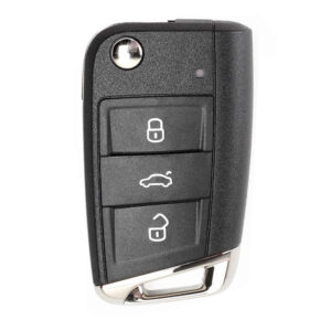 VW MQB Flip Remote Key Shell 3 Button HU66 Type