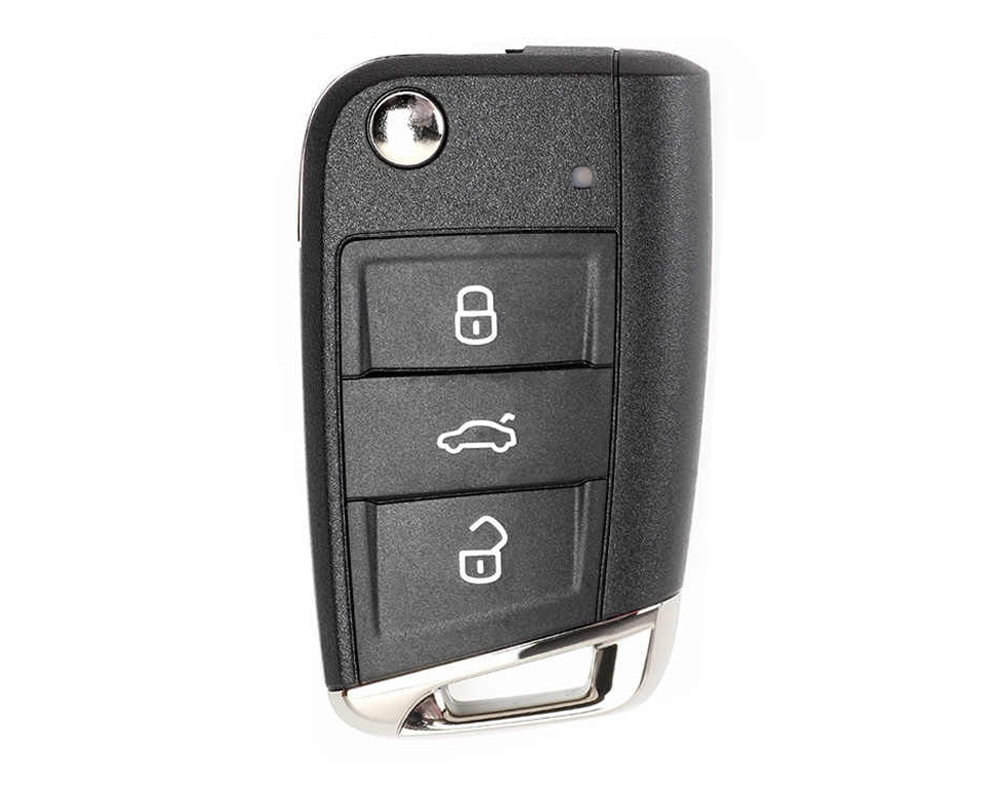 VW MQB Flip Remote Key Shell 3 Button HU66 Type VW MQB Flip Remote Key Shell 3 Button HU66 Type