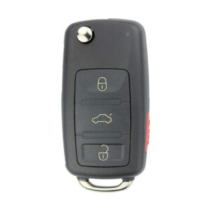 VW Touareg Flip Remote Key Shell 4 Buttons