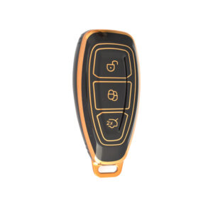 Ford Smart TPU Nano Silicone Remote Cover 3 Buttons Black Color