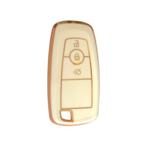 Ford Smart TPU Nano Silicone Remote Cover 3 Buttons White Color