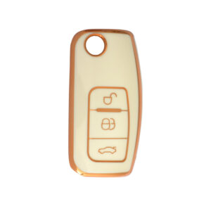 Ford Switchblade TPU Nano Silicone Remote Cover 3 Buttons White Color