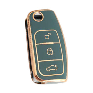 Ford  TPU Nano Silicone Remote Cover 3 Buttons Gray color