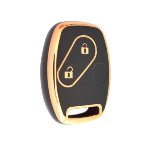 Honda TPU Nano Silicone Remote Cover 2 Buttons Black  Color