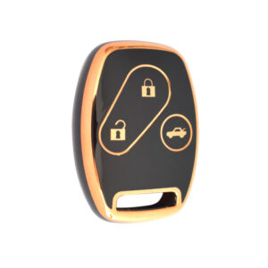 Honda  TPU Nano Silicone Remote Cover 3 Buttons Black Color