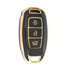 Hyundai Smart TPU Nano Silicone Remote Cover 3 Buttons Blak Color
