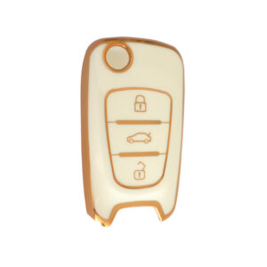Hyundai Smart TPU Nano Silicone Remote Cover 3 Buttons Whait Color