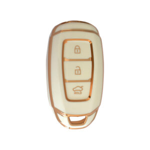Hyundai Smart TPU Nano Silicone Remote Cover 3 Buttons Whait Color