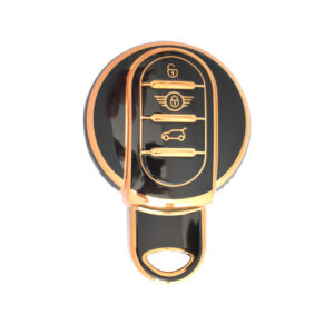Mini Cooper TPU Nano Silicone Remote Cover 3 Buttons Black Color