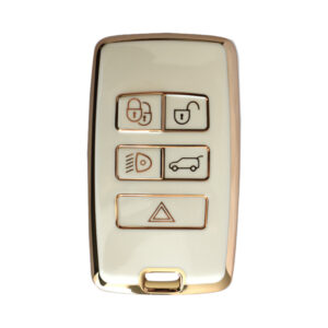 Rang Rover Smart TPU Nano Silicone Remote Cover 5 Buttons White Color