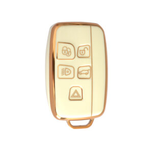Rang Rover Smart TPU Nano Silicone Remote Cover 5 Buttons White Color