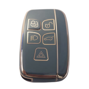 Range Rover TPU Nano Silicone Remote Cover 5 Buttons Gray color