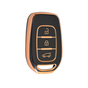 Renault  Remote Control TPU Nano Silicone Remote Cover 3 Buttons Black Color