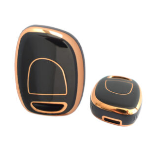 Renault Single Button Remote TPU Nano Silicone Remote Cover 1 Buttons Black Color