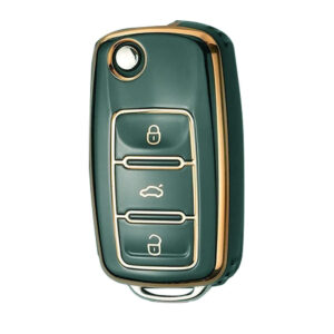 Volkswagen UDS TPU Nano Silicone Remote Cover 3 Buttons Gray Color