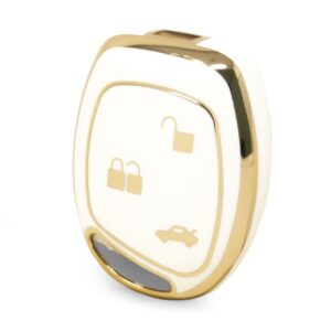Ford TPU Nano Silicone Remote Cover 3 Button White Color