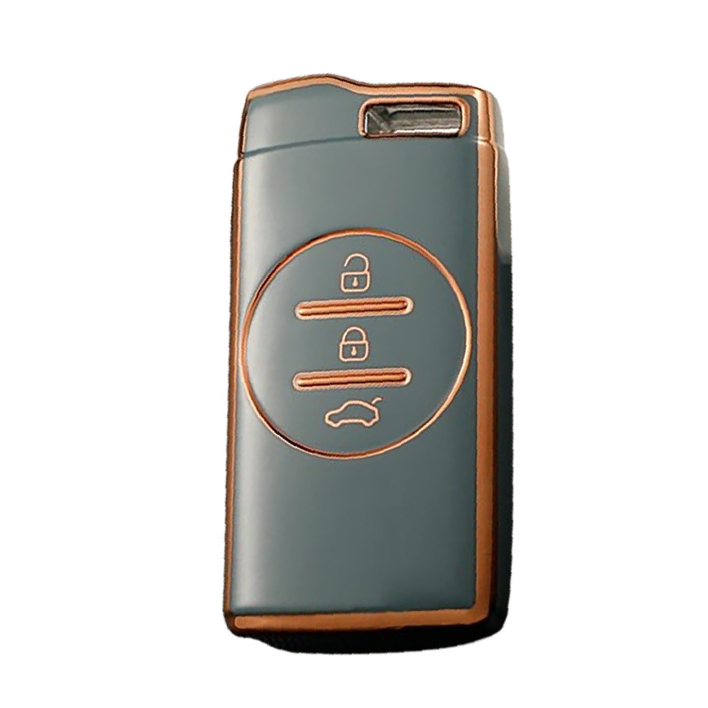 Chery Tiggo 7 Plus TPU Nano Silicone Remote Cover 3 Button Gray Color Chery Tiggo 7 Plus TPU Nano Silicone Remote Cover 3 Button Gray Color