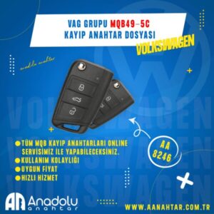 VAG Group MQB49-5C Lost Key File "OBD"