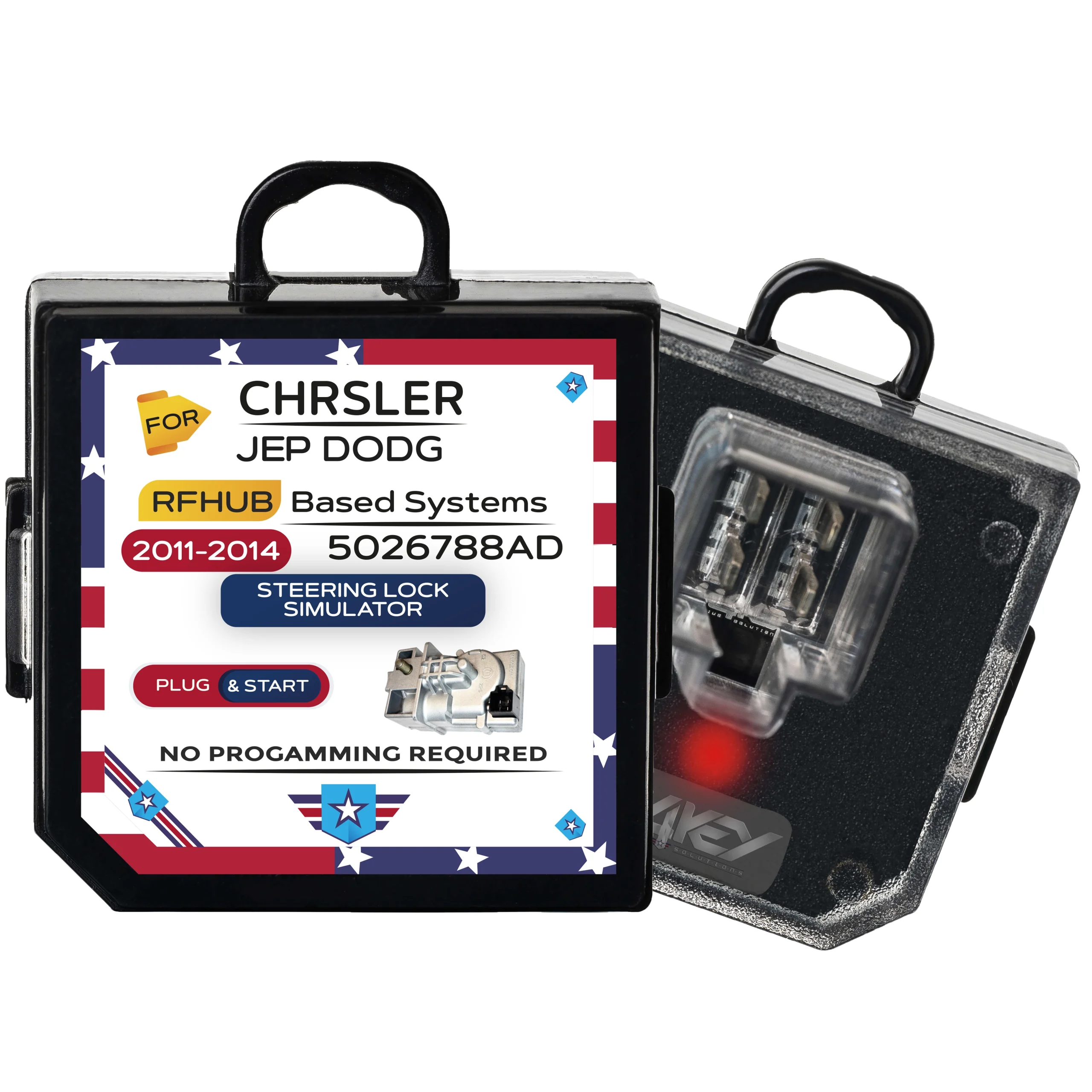 Chrysler | Jeep | Grand Cherokee | Dodge 2011-2013 Steering Lock Emulator Simulator Chrysler | Jeep | Grand Cherokee | Dodge 2011-2013 Steering Lock Emulator Simulator