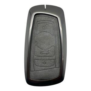 BMW Smart Metal Case 4 Button Gray