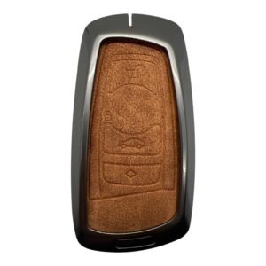 BMW Smart Metal Case 4 Button Brown