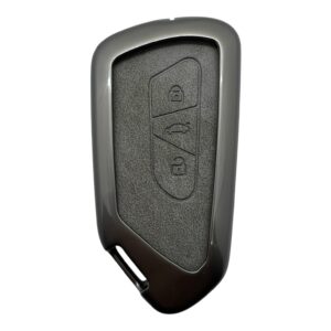Volkswagen Non-Flip Metal Case 3 Button Gray