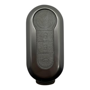 Fiat Flip Metal Case 3 Button Gray