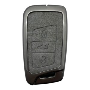 Volkswagen Smart Metal Case 3 Button Gray