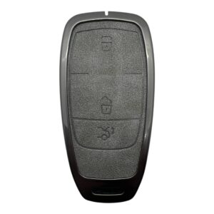 Mercedes Metal Case 3 Button Gray