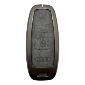 Audi Smart Metal Case 3 Button Gray