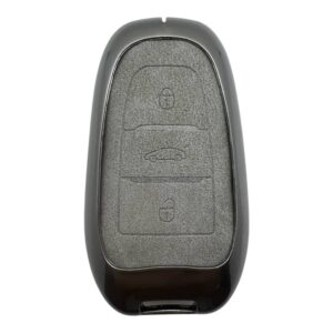 Peugeot Citroen Smart Metal Case 3 Button Gray