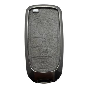 Fiat Egea Flip Metal Case 3 Button Gray