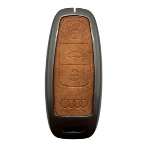 Audi Smart Metal Case 3 Button Brown