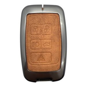 Range Rover Metal Case 5 Button Brown