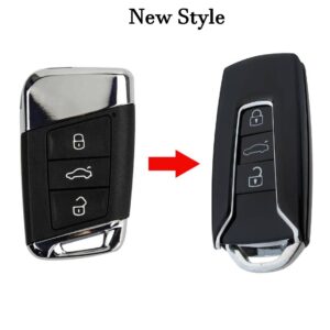 VW Passat 3 Buttons Flip Remote Shell