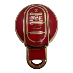 Mini Cooper Nano Silicone Case 3 Buttons Red