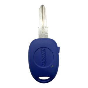Fiat 1 Button Blue Remote Case