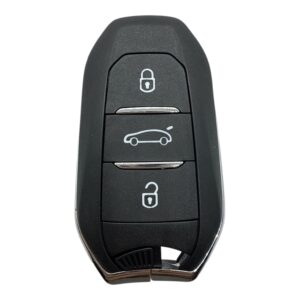Peugeot Smart Remote Shell with Trunk Button 3 Buttons (New Model)
