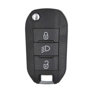 Citroen Flip Remote 3 Buttons with Headlight Button 433MHz FSK AES 4A HITAG AES Chip