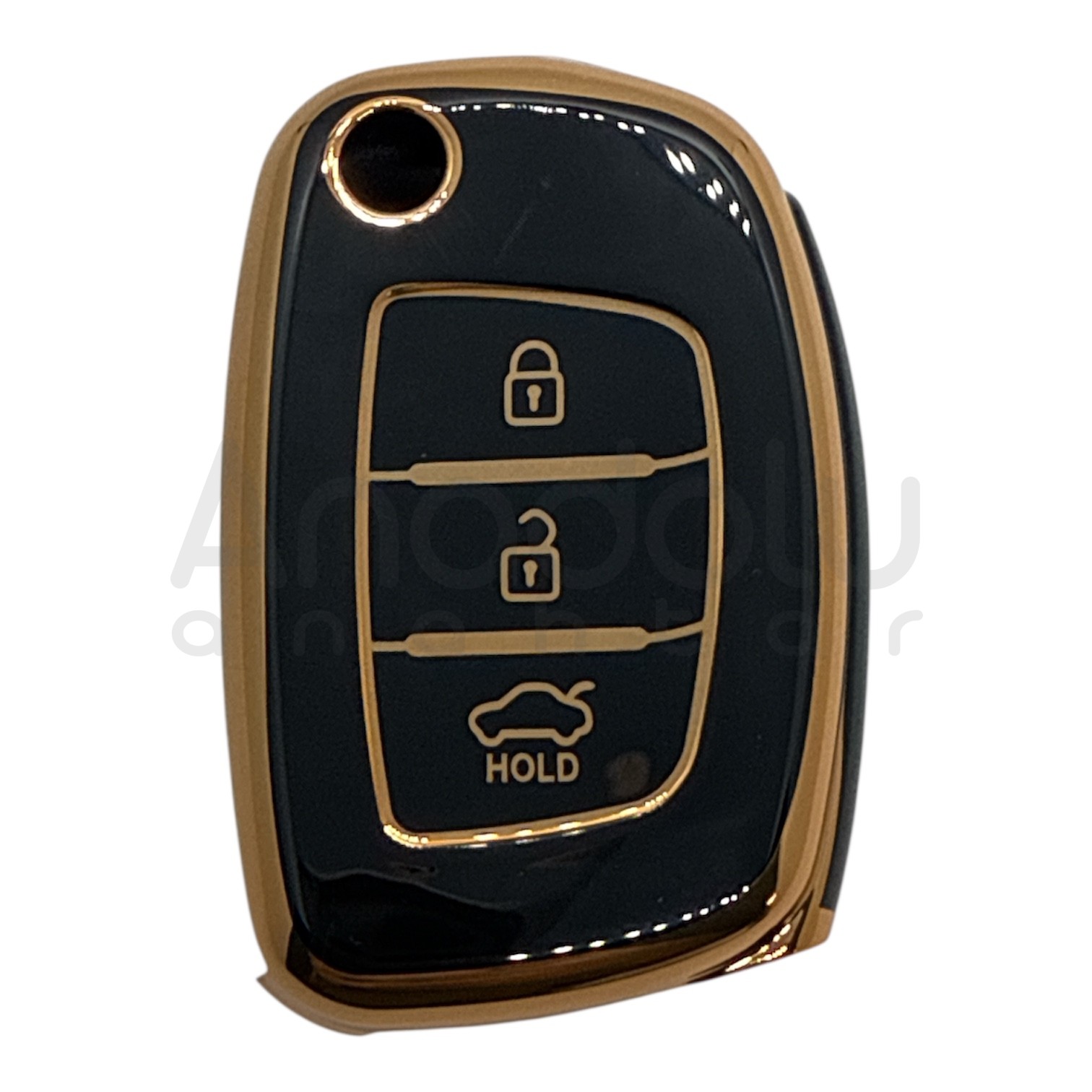 Hyundai Flip Key Nano Silicone Case 3 Buttons Black Hyundai Flip Key Nano Silicone Case 3 Buttons Black