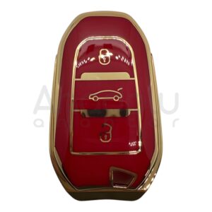 Peugeot Citro?n Smart Key Nano Silicone Case 3 Buttons Red