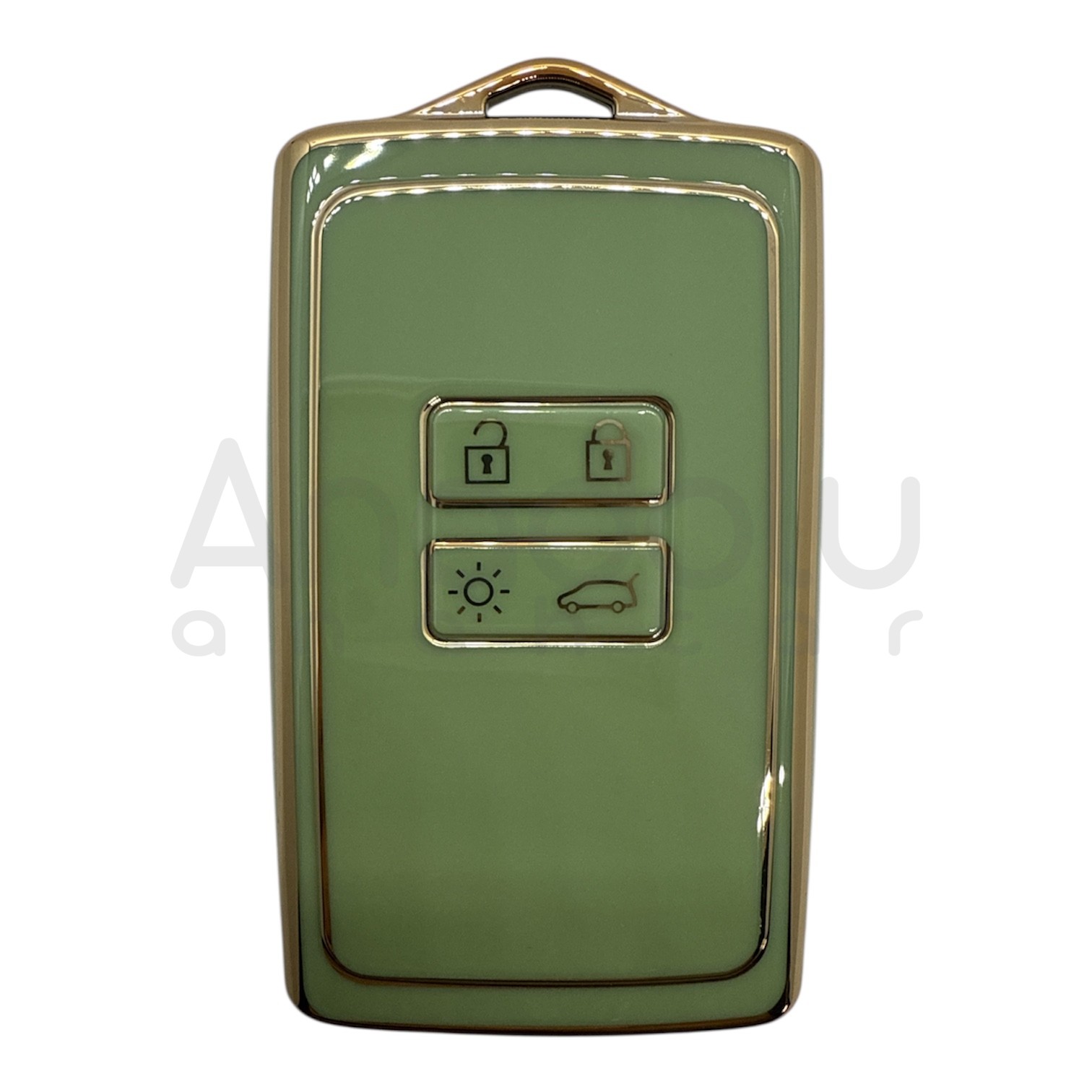 Renault Card Remote Nano Silicone Case 4 Buttons Green Renault Card Remote Nano Silicone Case 4 Buttons Green